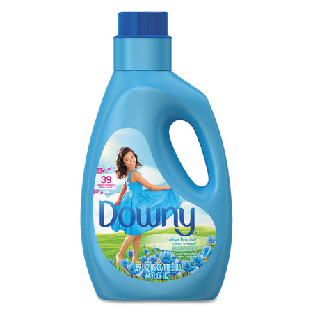 Downy Liquid Fabric Softener, Clean Breeze, 64 oz Bottle, PK8 89676